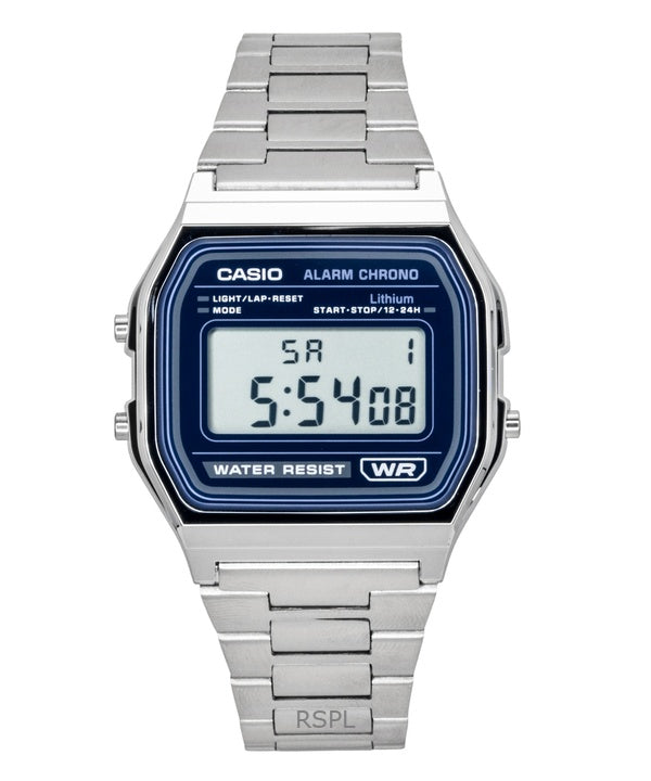 Casio Vintage Digital Stainless Steel Quartz A158WEA-2 Unisex Watch