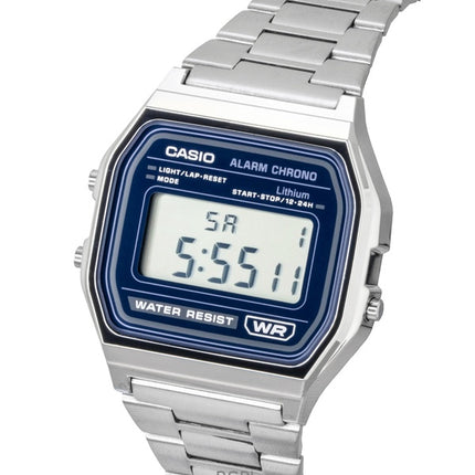 Casio Vintage Digital Stainless Steel Quartz A158WEA-2 Unisex Watch