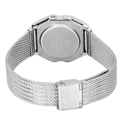 Casio Vintage Digital Stainless Steel Mesh Bracelet Quartz A158WEM-7 Unisex Watch
