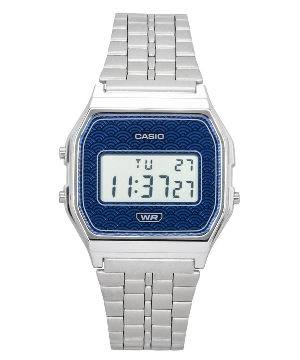 Casio Digital Stainless Steel Quartz A159WEVJ-2 Unisex Watch