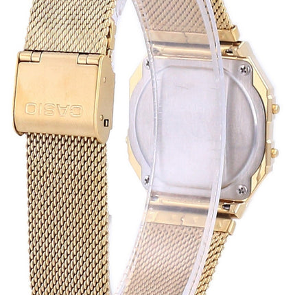 Casio Youth Vintage Gold Tone Stainless Steel Digital A700WMG-9A Unisex Watch