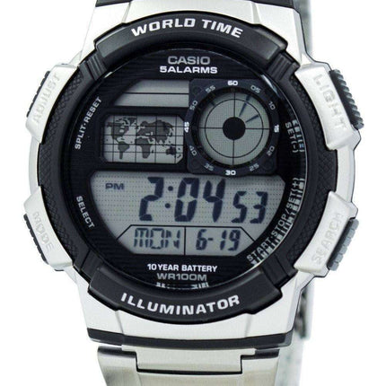 Casio Youth Digital World Time AE-1000WD-1AV Men's Watch