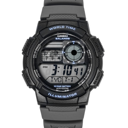 Casio Standard Digital Resin Strap Quartz AE-1000W-8AV 100M Men's Watch