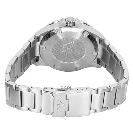 Emporio Armani World Explorer Stainless Steel Grey Dial Quartz AR11683 100M Men's Watch