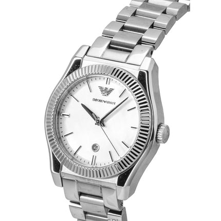 Emporio Armani Stainless Steel Mother Of Pearl Dial Quartz AR11723 Women's Watch
