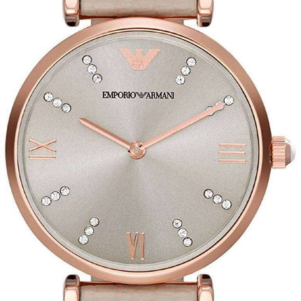 Emporio Armani Classic Retro Quartz Diamond Accent AR1681 Women's Watch