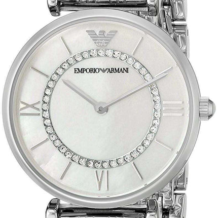 Emporio Armani Classic Quartz Diamond Accent AR1908 Women's Watch