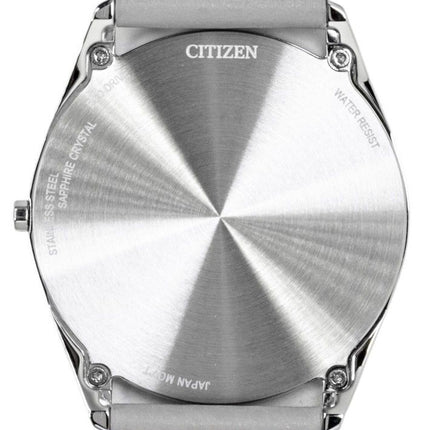 Citizen Eco-Drive Ultra-Slim Analog Leather Strap Pink Dial AR3120-41X Unisex Watch
