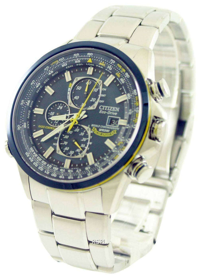 Citizen Eco-Drive Blue Angels Radio Controlled World Chronograph AT8020-54L Men's Watch