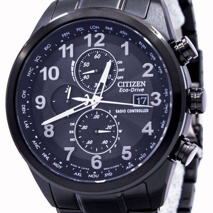 Citizen Eco-Drive Chronograph World-Time Atomic AT8105-53E Men's Watch