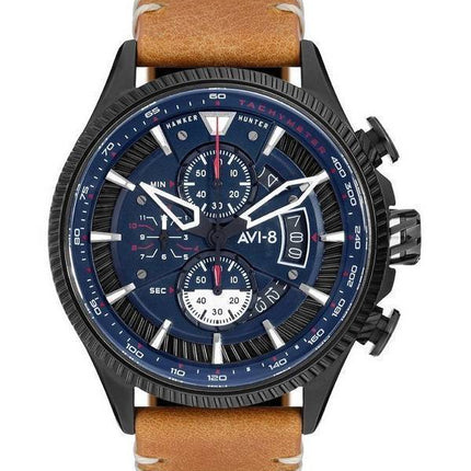 AVI-8 Hawker Hunter Avon Chronograph Carbon Navy Dial Quartz AV-4064-01 Mens Watch