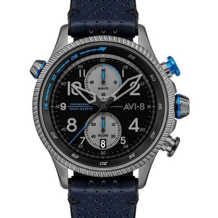 AVI-8 Hawker Hunter Colerne Duke Chronograph Black Dial Quartz AV-4080-02 Mens Watch