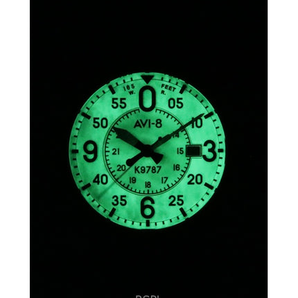 AVI-8 Spitfire Smith Oxidized Bronze Brown Leather Strap Grey Luminous Dial Automatic AV-4090-07 Men's Watch