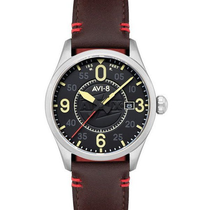 AVI-8 Spitfire Smith Automatic Airfix Edition Granite Black Dial AV-4090-08 Men's Watch
