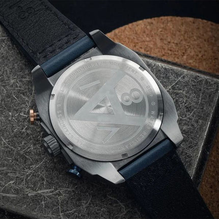 AVI-8 Hawker Hunter Atlas Dual Time Chronograph Charcoal Grey Dial Quartz AV-4100-07 Mens Watch