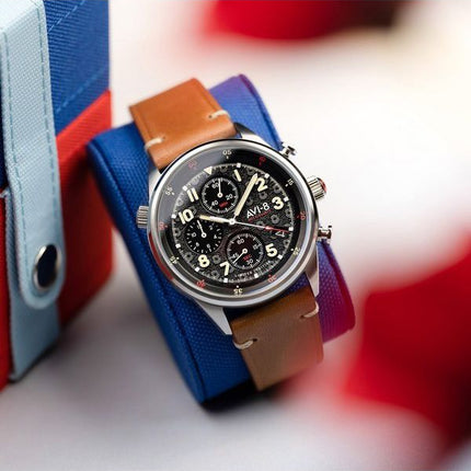 AVI-8 Flyboy Royal British Legion Tri-Service Limited Edition Quartz AV-4102-RBL-01 Men's Watch With Extra Strap