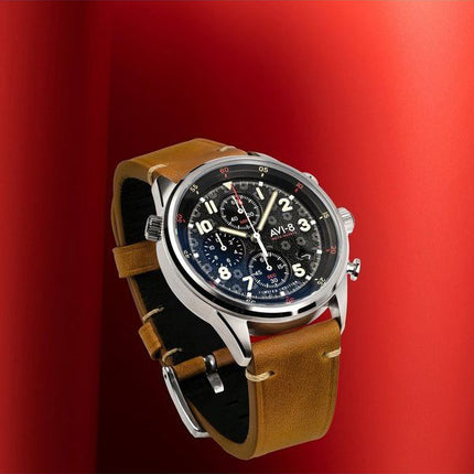 AVI-8 Flyboy Royal British Legion Tri-Service Limited Edition Quartz AV-4102-RBL-01 Men's Watch With Extra Strap