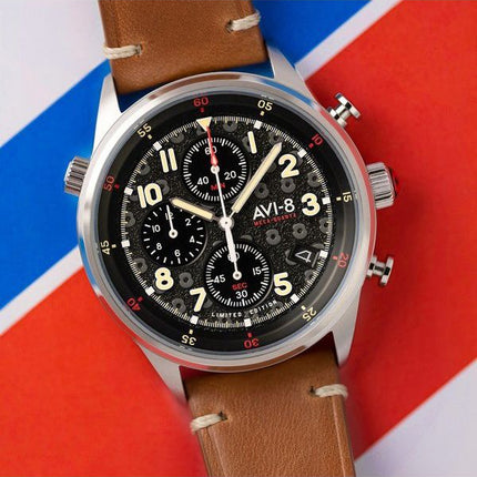 AVI-8 Flyboy Royal British Legion Tri-Service Limited Edition Quartz AV-4102-RBL-01 Men's Watch With Extra Strap