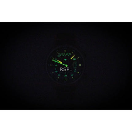 AVI-8 Hawker Harrier HUD Rubber And Leather Strap Gradient Orange Dial Automatic AV-4117-03 Men's Watch