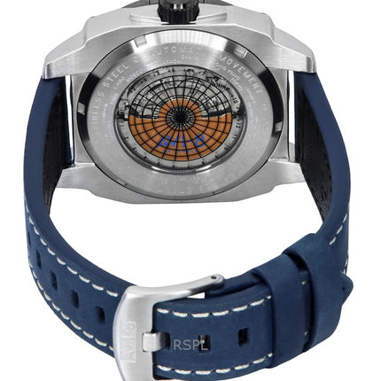 AVI-8 Hawker Hunter Atlas GMT Retro Blue Dial Automatic AV-4122-05 Men's Watch