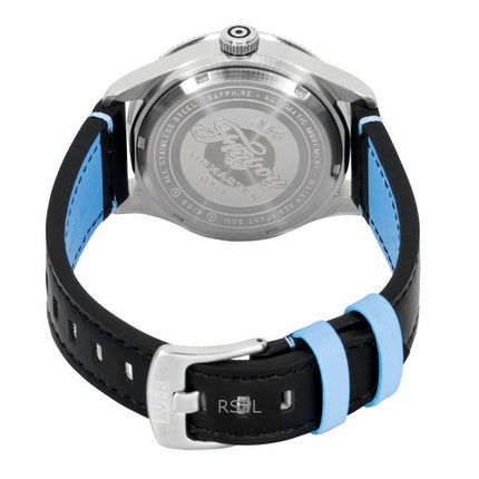 AVI-8 Flyboy Airmaster GMT Leather Strap White Dial Automatic AV-4128-02 Men's Watch