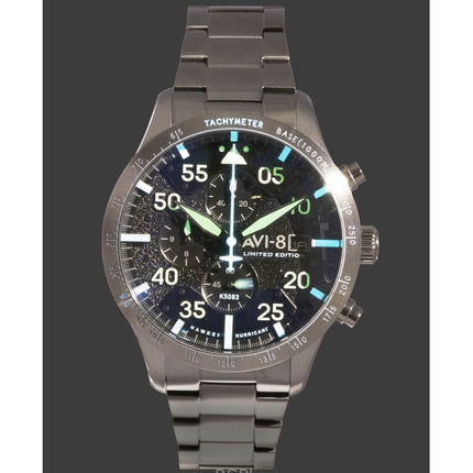 AVI-8 Hawker Hurricane Chronograph 90th Anniversary Limited Edition Hangar Grey Dial Quartz AV-4130-44 Men's Watch