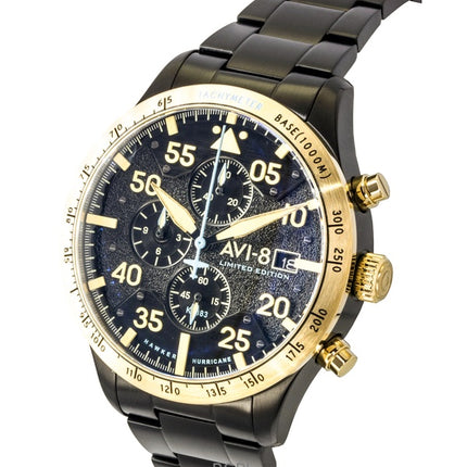 AVI-8 Hawker Hurricane Chronograph 90th Anniversary Limited Edition Altitude Black Dial Quartz AV-4130-55 Men's Watch
