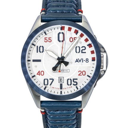 AVI-8 P-51 Mustang Hitchcock 85th Anniversary Limited Edition Silver Dial Automatic AV-4146-01 Men's Watch