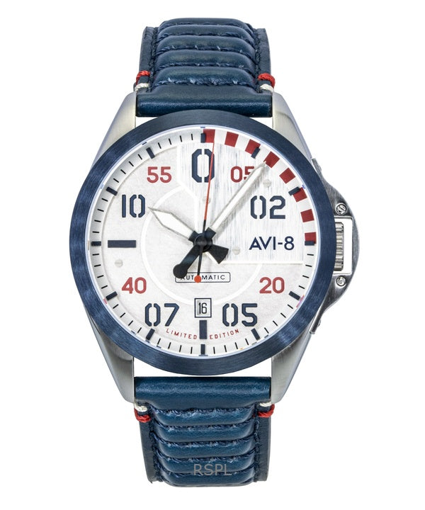 AVI-8 P-51 Mustang Hitchcock 85th Anniversary Limited Edition Silver Dial Automatic AV-4146-01 Men's Watch