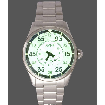 AVI-8 Spitfire Type 300 Pilot Panel Stainless Steel Cream Dial Automatic AV-4147-33 Men's Watch