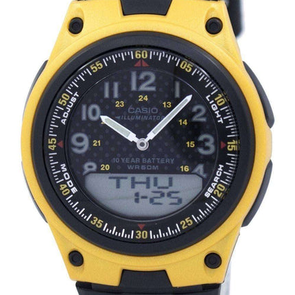 Casio Illuminator World Time Analog Digital AW-80-9BV AW80-9BV Men's Watch