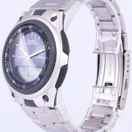Casio Analog Digital Telememo Illuminator AW-80D-2AVDF AW-80D-2AV Mens Watch