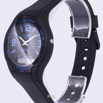 Casio Analog Digital Dual Time AW-90H-2BVDF AW-90H-2BV Mens Watch