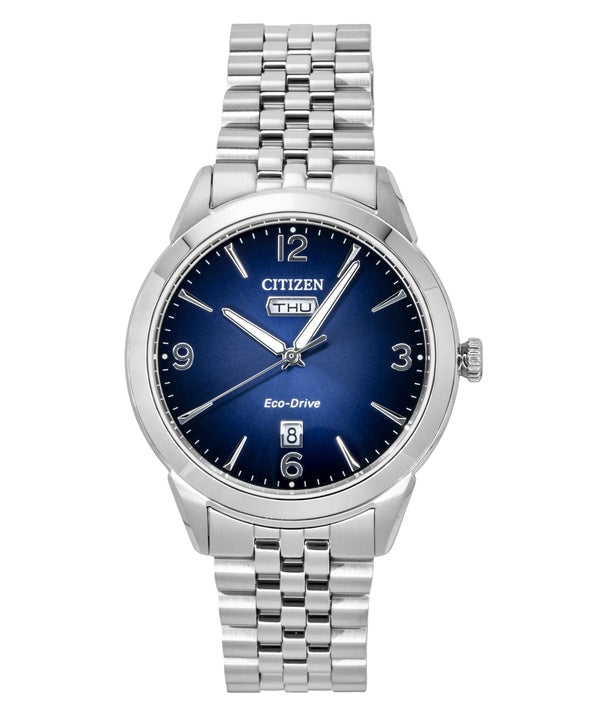 Citizen Rolan Stainless Steel Blue Dial Eco-Drive AW0150-53L 100M Men's Watch