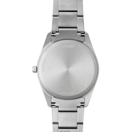 Citizen Eco-Drive Stainless Steel Black Dial AW0151-85E 100M Men's Watch
