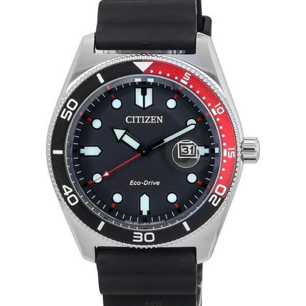 Citizen Eco-Drive Marine Diver Black Dial AW1769-10E 100M Men's Watch