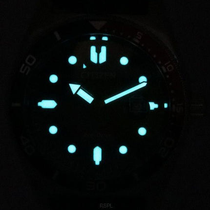 Citizen Eco-Drive Marine Diver Black Dial AW1769-10E 100M Men's Watch