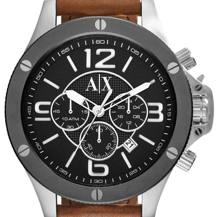 Armani Exchange Chronograph Black Dial AX1509 Mens Watch