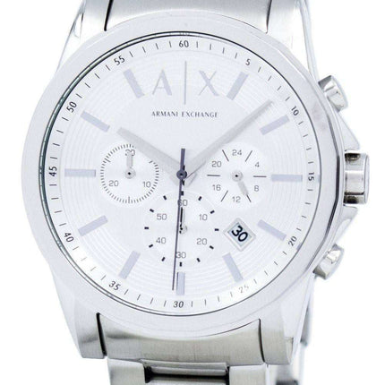 Armani Exchange Chronograph Silver-Tone Dial AX2058 Mens Watch