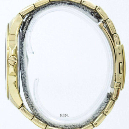 Armani Exchange Quartz Black Dial Gold Tone Stainless Steel AX2145 Mens Watch