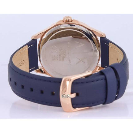 Armani Exchange Leather White Dial Quartz AX5260 Womens Watch