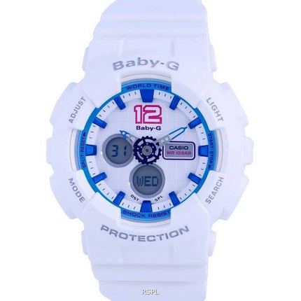 Casio Baby-G Analog Digital Resin Quartz BA-120-7B.G BA120-7 100M Womens Watch