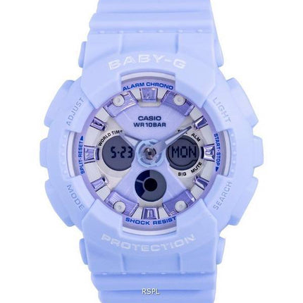 Casio Baby-G Analog Digital Resin Multicolor Dial Quartz BA-130WP-2A BA-130WP-2 100M Womens Watch