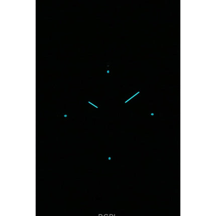 Bauhaus Leather Strap Dark Blue Dial Quartz 20373 Women's Watch