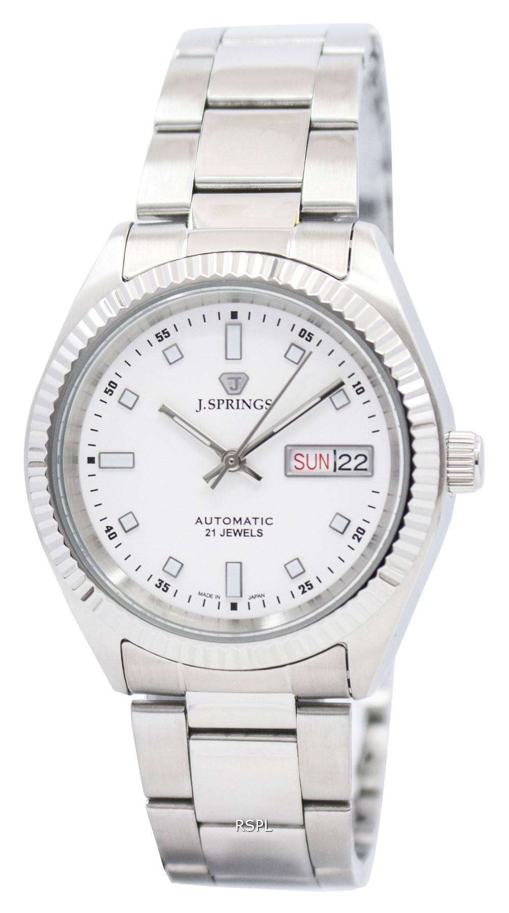 Japan J Springs Automatic 21 Jewels Price AUTOMATIC WATCH Made In