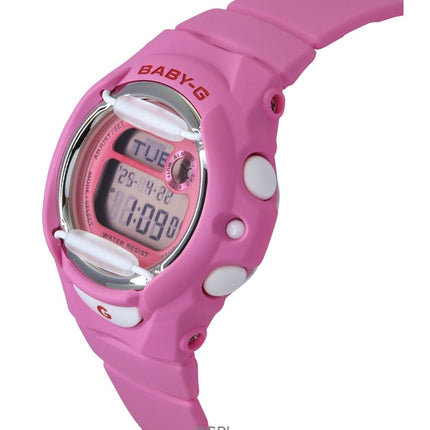 Casio Baby-G Digital Pink Resin Strap Quartz BG-169CH-4 200M Women's Watch