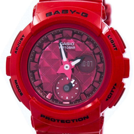 Casio Baby-G Shock Resistant World Time Analog Digital BGA-195M-4A Women's Watch