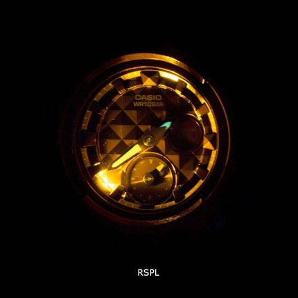 Casio Baby-G Shock Resistant World Time Analog Digital BGA-195M-4A Women's Watch