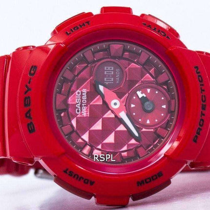 Casio Baby-G Shock Resistant World Time Analog Digital BGA-195M-4A Women's Watch