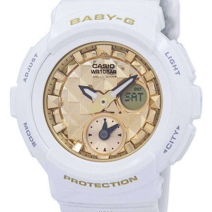 Casio Baby-G Shock Resistant World Time Analog Digital BGA-195M-7A Women's Watch